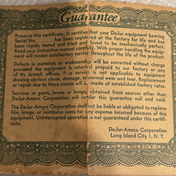 Vintage Dejur Citation Eight 8mm Movie Camera & Leather Case and Manual - Picture 11 of 16